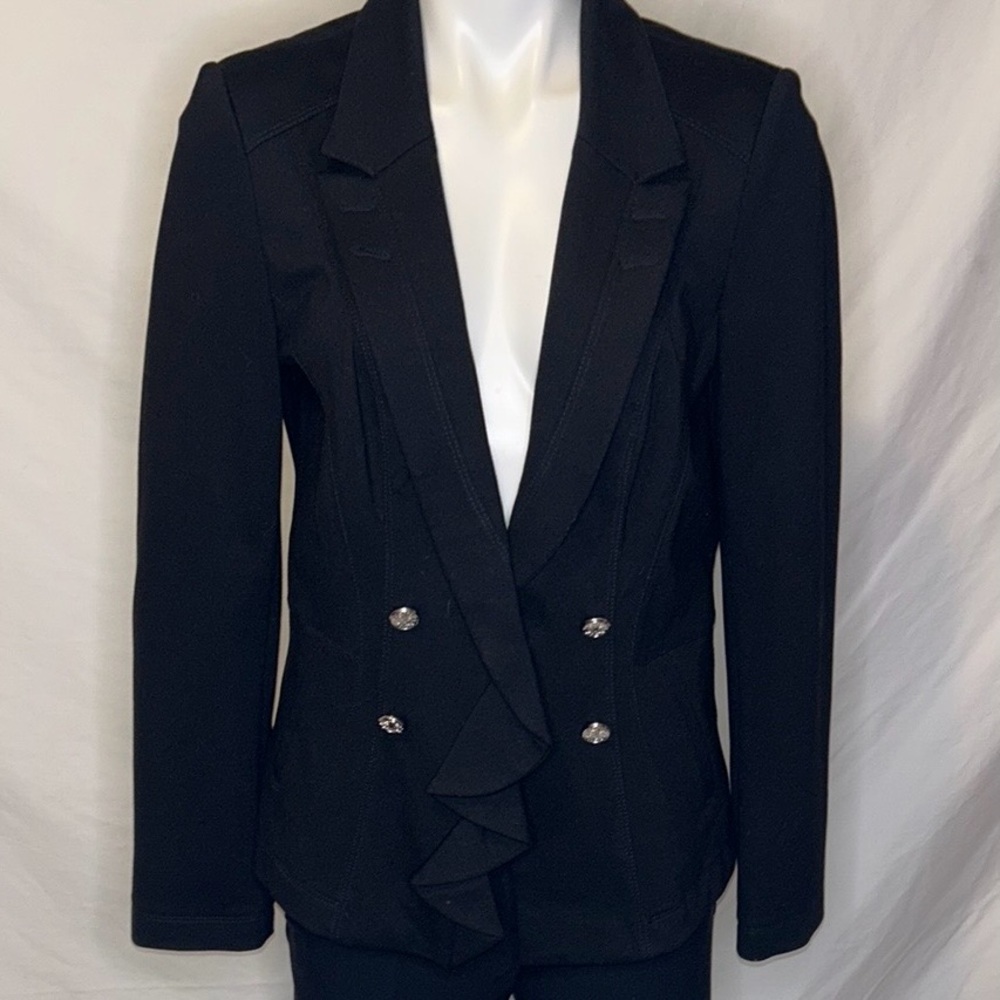 Vintage White House Black Market Double Breasted Blazer with Notched Lapels